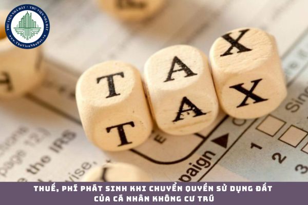 Thuế, phí phát sinh khi chuyển quyền sử dụng đất của cá nhân không cư trú (hình từ internet)