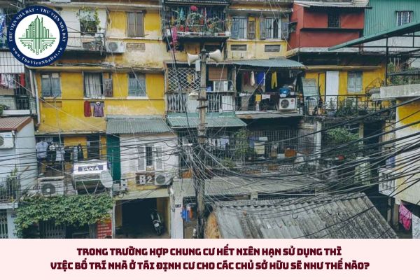 Trong trường hợp chung cư hết niên hạn sử dụng thì việc bố trí nhà ở tái định cư cho các chủ sở hữu sẽ như thế nào? (hình từ internet)