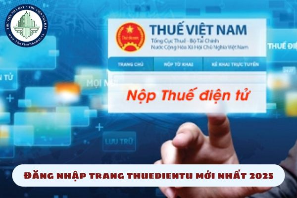 Đăng nhập trang thuedientu mới nhất năm 2025 như thế nào? (hình từ internet)