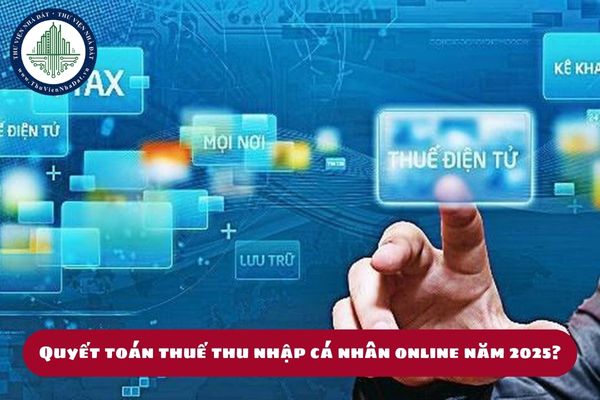 Quyết toán thuế thu nhập cá nhân online năm 2025? (hình từ internet)