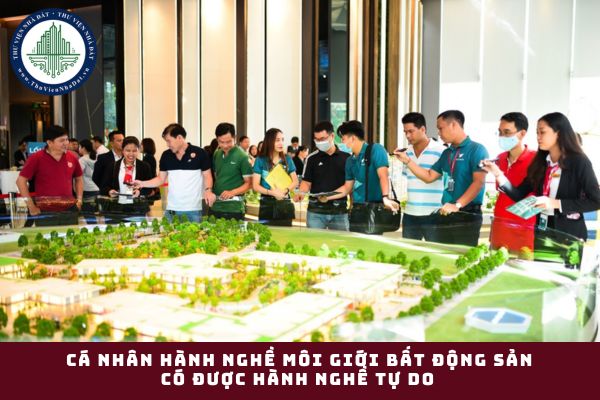 Cá nhân hành nghề môi giới bất động sản có được hành nghề tự do từ 2025 không? (hình từ internet)