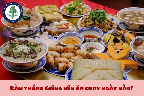 Rằm tháng Giêng nên ăn chay ngày nào? Rằm tháng Giêng có phải là ngày lễ lớn của Việt Nam không? (hình từ internet)