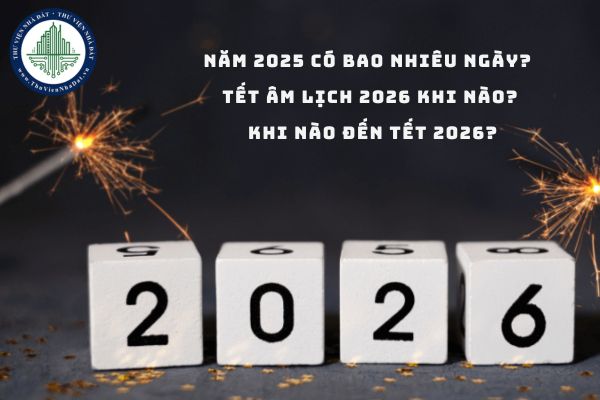 Năm 2025 có bao nhiêu ngày? Tết âm lịch 2026 khi nào? Khi nào đến Tết 2026?