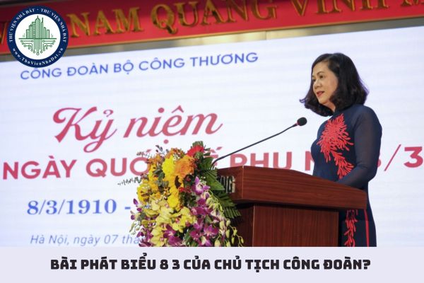 Bài phát biểu 8 3 của Chủ tịch công đoàn? Mẫu phát biểu ngắn gọn mừng ngày 8 3?