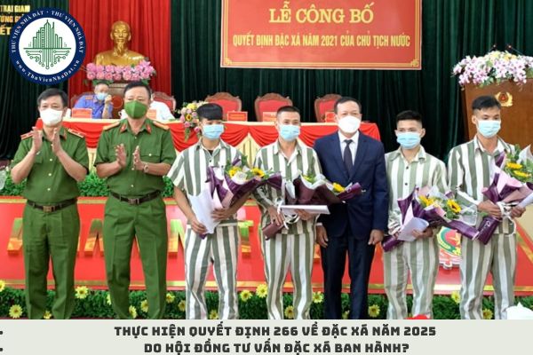 Thực hiện Quyết định 266 về đặc xá năm 2025 do Hội đồng tư vấn đặc xá ban hành? (hình từ internet)