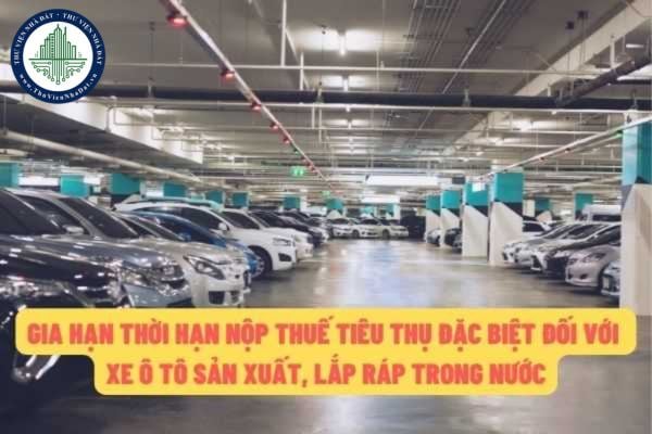 Chậm nhất là ngày 20/11/2022, người nộp thuế phải nộp thuế tiêu thụ đặc biệt đối với ô tô sản xuất hoặc lắp ráp trong nước?