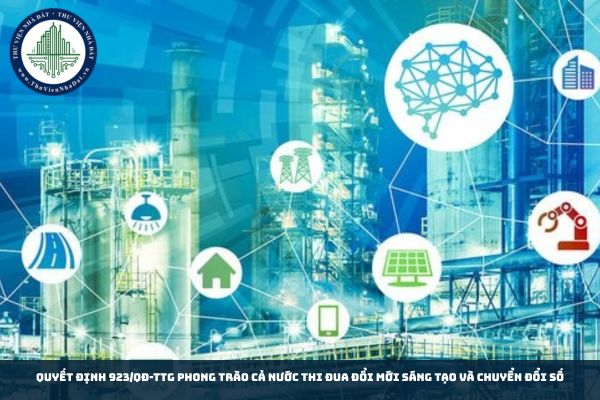 Quyết định 923/QĐ-TTg Phong trào Cả nước thi đua đổi mới sáng tạo và chuyển đổi số
