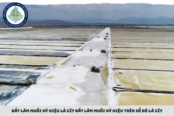 Đất làm muối ký hiệu là gì? Đất làm muối ký hiệu trên sổ đỏ là gì?
