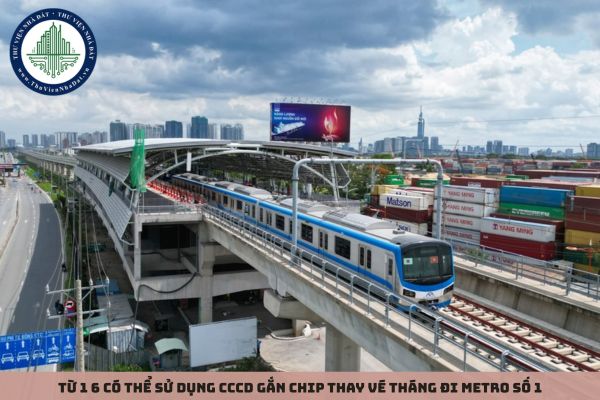Từ 1 6 có thể sử dụng CCCD gắn chip thay vé tháng đi Metro số 1
