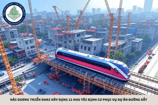 Hải Dương triển khai xây dựng 11 khu tái định cư phục vụ dự án đường sắt