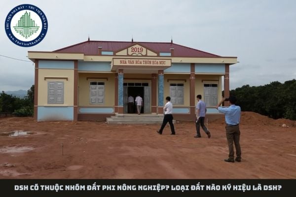 DSH có thuộc nhóm đất phi nông nghiệp? Loại đất nào ký hiệu là DSH?