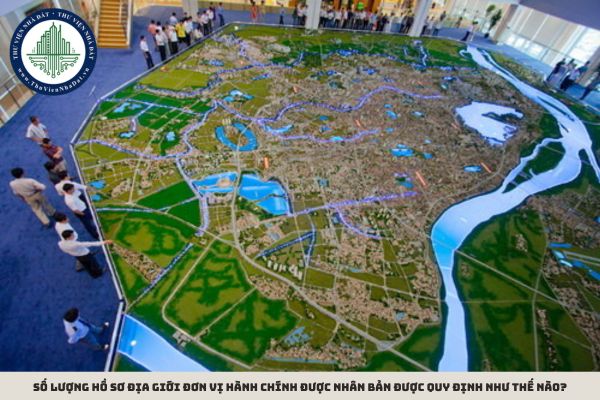 Số lượng hồ sơ địa giới đơn vị hành chính được nhân bản được quy định như thế nào?