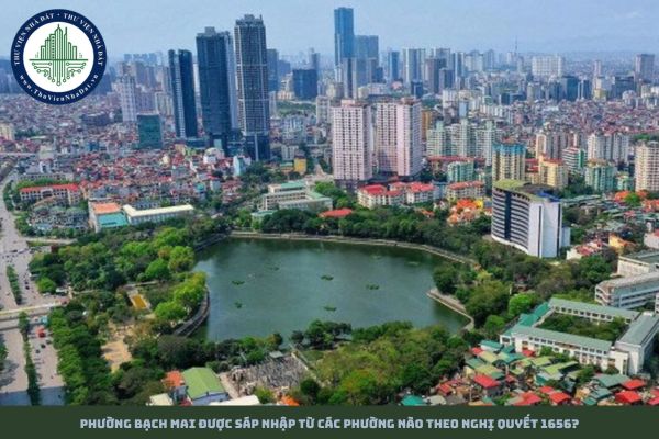 Phường Bạch Mai được sáp nhập từ các phường nào theo Nghị quyết 1656?