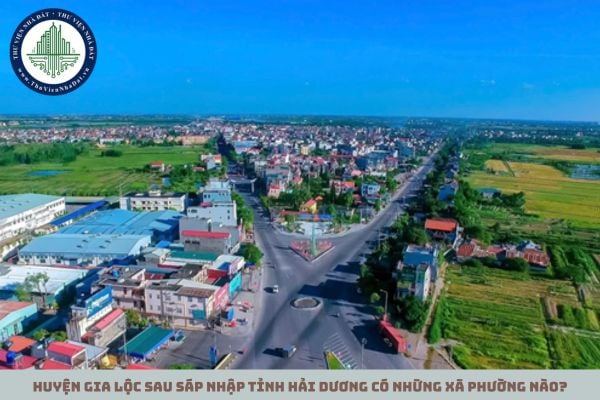 Huyện Gia Lộc sau sáp nhập tỉnh Hải Dương có những xã phường nào?