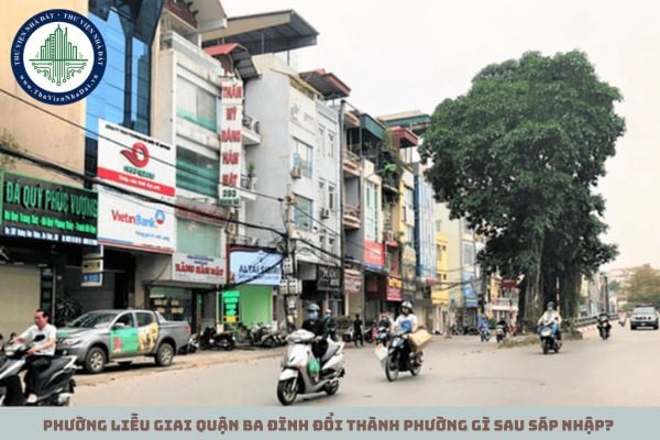 Phường Liễu Giai quận Ba Đình đổi thành phường gì sau sáp nhập?