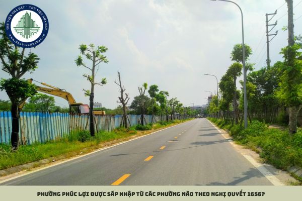 Phường Phúc Lợi được sáp nhập từ các phường nào theo Nghị quyết 1656?