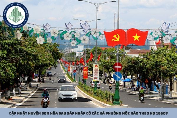 Cập nhật huyện Sơn Hòa sau sáp nhập có các xã phường mới nào theo NQ 1660?
