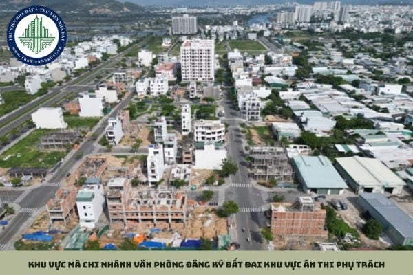 Khu vực mà chi nhánh Văn phòng Đăng ký đất đai Khu vực Ân Thi phụ trách