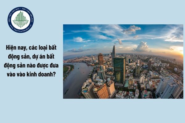 Hiện nay, các loại bất động sản, dự án bất động sản nào được đưa vào vào kinh doanh?