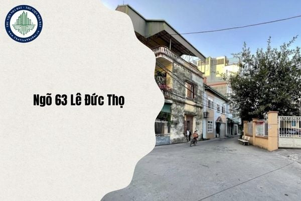 Ngõ 63 Lê Đức Thọ quận Nam Từ Liêm sau sáp nhập là phường gì Hà Nội năm 2025?