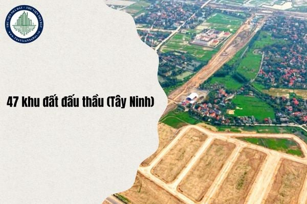 Mục tiêu đầu tư xây dựng 47 khu đất đấu thầu dự án đầu tư có sử dụng đất tỉnh Tây Ninh năm 2025 là gì?