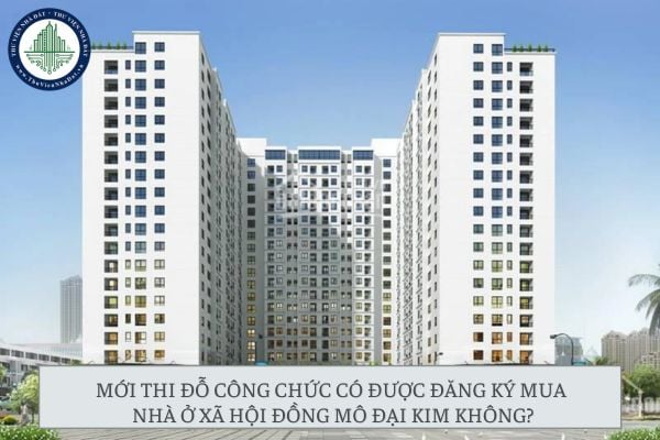 Mới thi đỗ công chức có được đăng ký mua nhà ở xã hội Đồng Mô Đại Kim không?