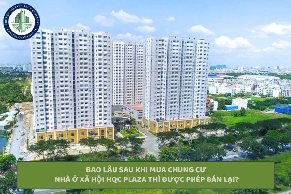 Sau bao lâu thì được bán lại căn hộ nhà ở xã hội HQC Plaza Nguyễn Văn Linh?