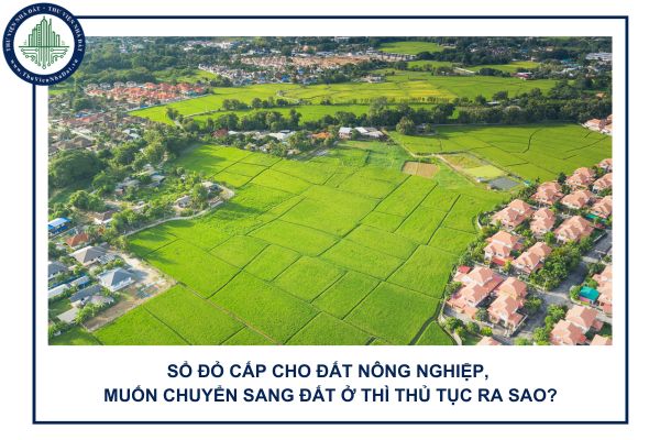 Sổ đỏ cấp cho đất nông nghiệp, muốn chuyển sang đất ở thì thủ tục ra sao?