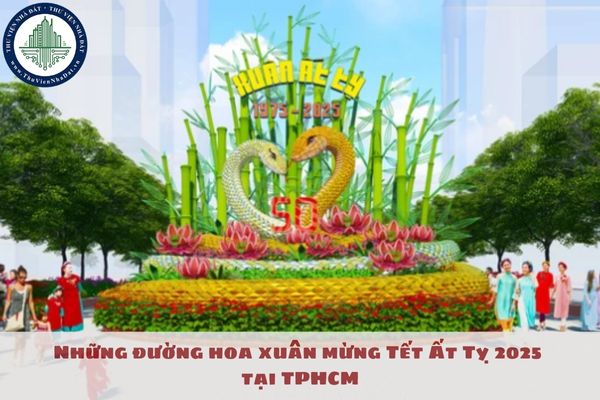 Những đường hoa xuân mừng Tết Ất Tỵ 2025 tại TPHCM