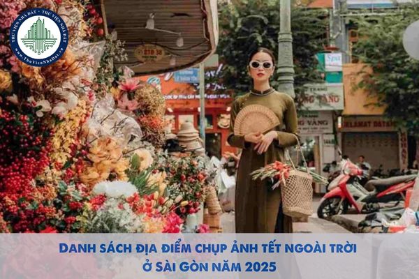 Danh sách địa điểm chụp ảnh tết ngoài trời ở Sài Gòn năm 2025