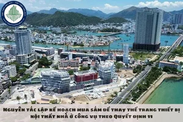 Nguyên tắc lập kế hoạch mua sắm để thay thế trang thiết bị nội thất nhà ở công vụ năm 2025