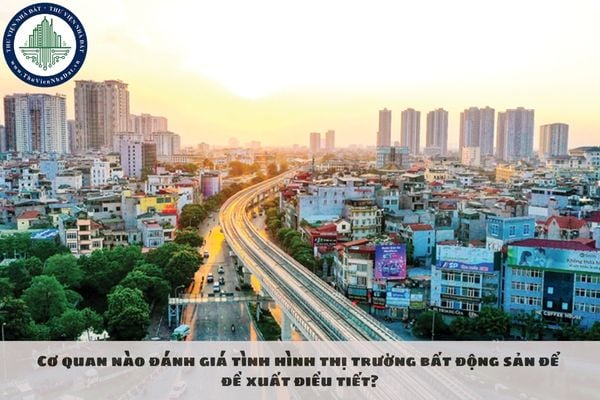 Cơ quan nào đánh giá tình hình thị trường bất động sản để đề xuất điều tiết?
