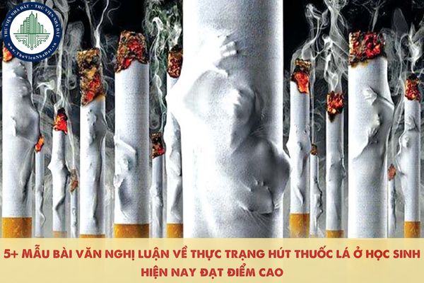 5+ Mẫu bài văn nghị luận về thực trạng hút thuốc lá ở học sinh hiện nay đạt điểm cao