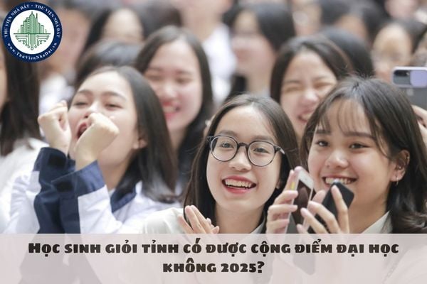 Học sinh giỏi tỉnh có được cộng điểm đại học không 2025?