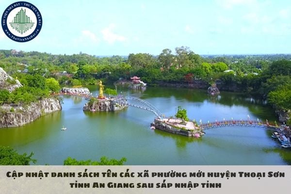 Cập nhật danh sách tên các xã phường mới huyện Thoại Sơn tỉnh An Giang sau sáp nhập tỉnh