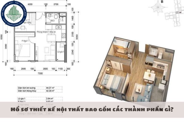 Hồ sơ thiết kế nội thất bao gồm các thành phần gì?