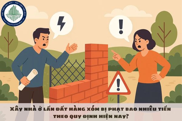 Xây nhà ở lấn đất hàng xóm bị phạt bao nhiêu tiền theo quy định hiện nay?