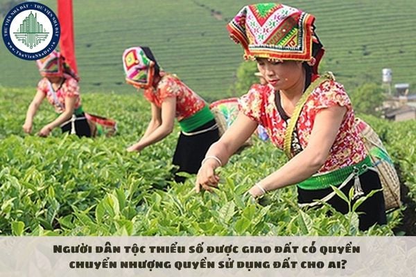 Người dân tộc thiểu số được giao đất có quyền chuyển nhượng quyền sử dụng đất cho ai?