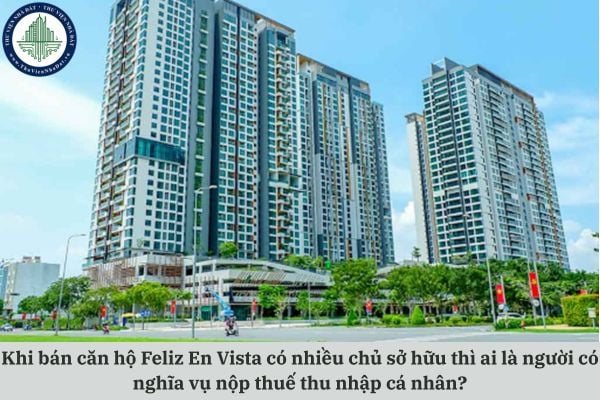 Khi bán căn hộ Feliz En Vista có nhiều chủ sở hữu thì ai là người có nghĩa vụ nộp thuế thu nhập cá nhân?