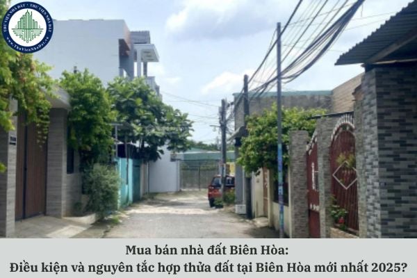Mua bán nhà đất Biên Hòa: Điều kiện và nguyên tắc hợp thửa đất tại Biên Hòa mới nhất 2025?