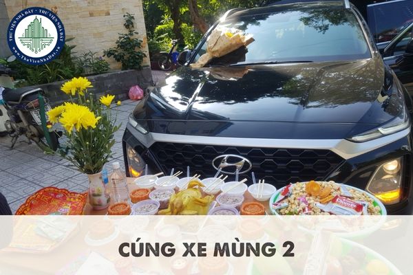 Cúng xe Mùng 2 gồm những gì? Cách cúng xe Mùng 2 Tết 2025