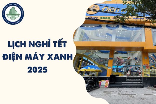 Lịch nghỉ tết Điện Máy Xanh 2025? Điện Máy Xanh nghỉ Tết 2025 từ ngày nào?