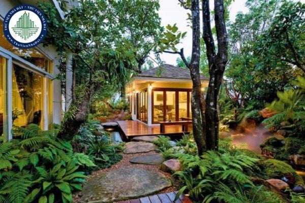 Gợi ý thiết kế sân vườn nhiệt đới lấy bóng mát 
