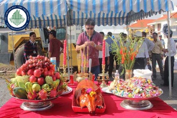 Mâm cúng phá dỡ nhà cũ xây nhà mới gồm những gì
