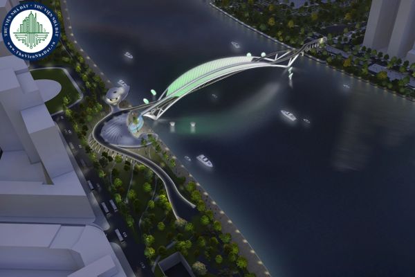 Tiến độ mới nhất về dự án cầu đi bộ qua sông nối Quận 1 và Thành phố Thủ Đức