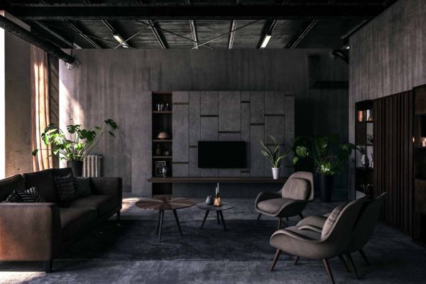 Phong cách thiết kế Industrial: Khi sự thô sơ trở thành nghệ thuật