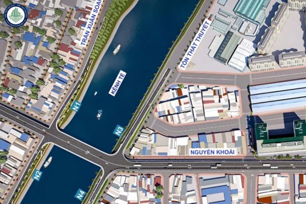 Bản đồ cầu đường Nguyễn Khoái mới nhất 2025