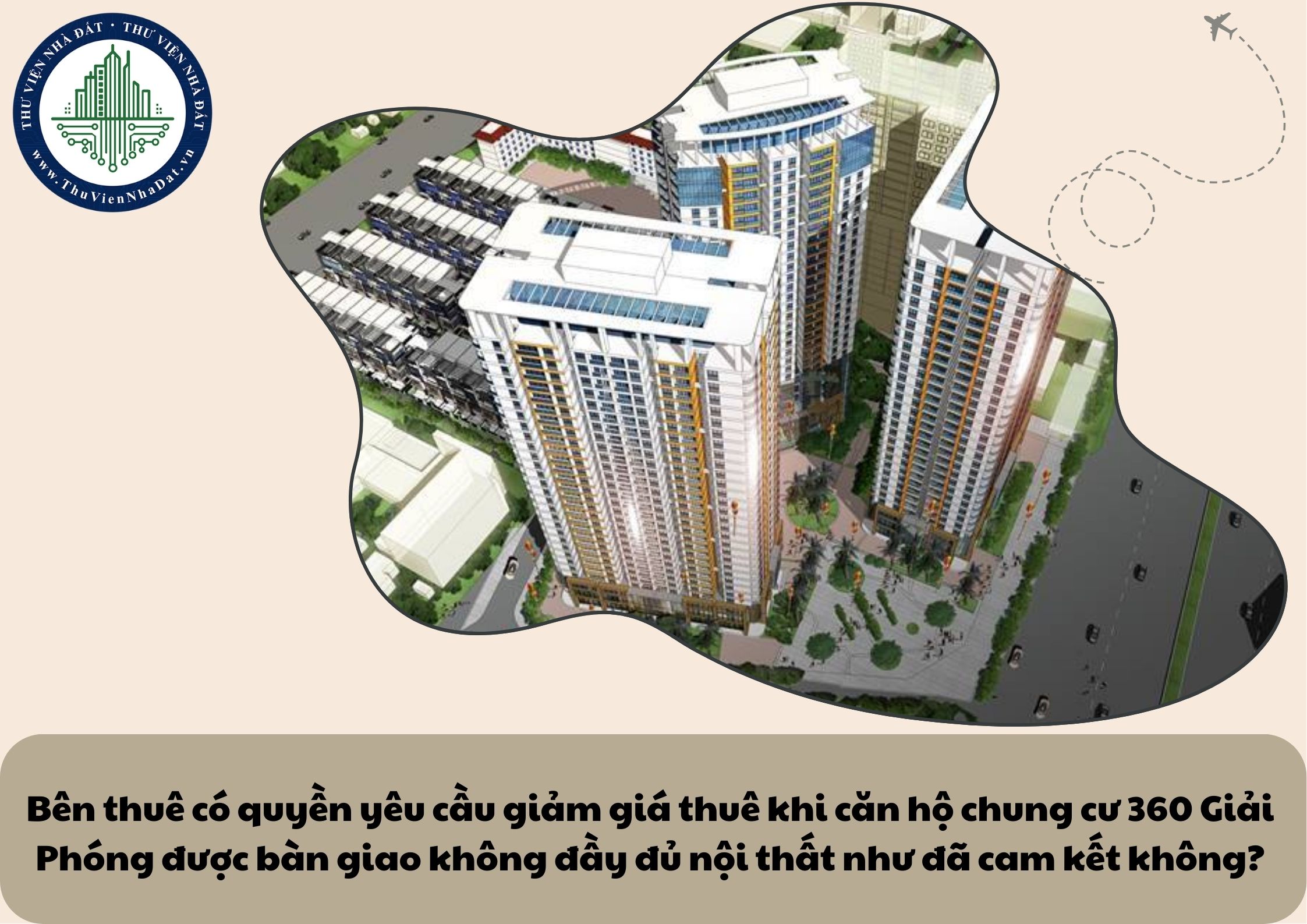 Khi bàn giao thiếu nội thất căn hộ chung cư 360 Giải Phóng, bên thuê được toàn quyền đưa ra mức giá được giảm trong hợp đồng?