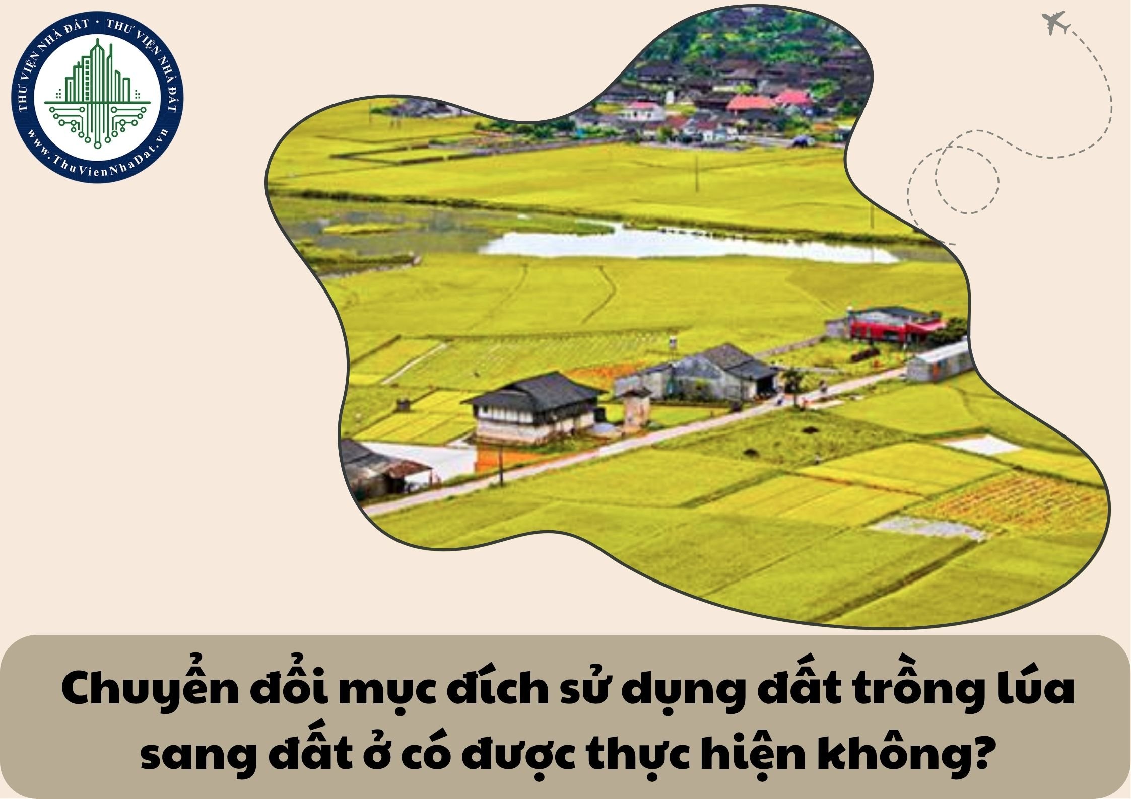 Chuyển đổi mục đích sử dụng đất trồng lúa sang đất ở có được thực hiện không?