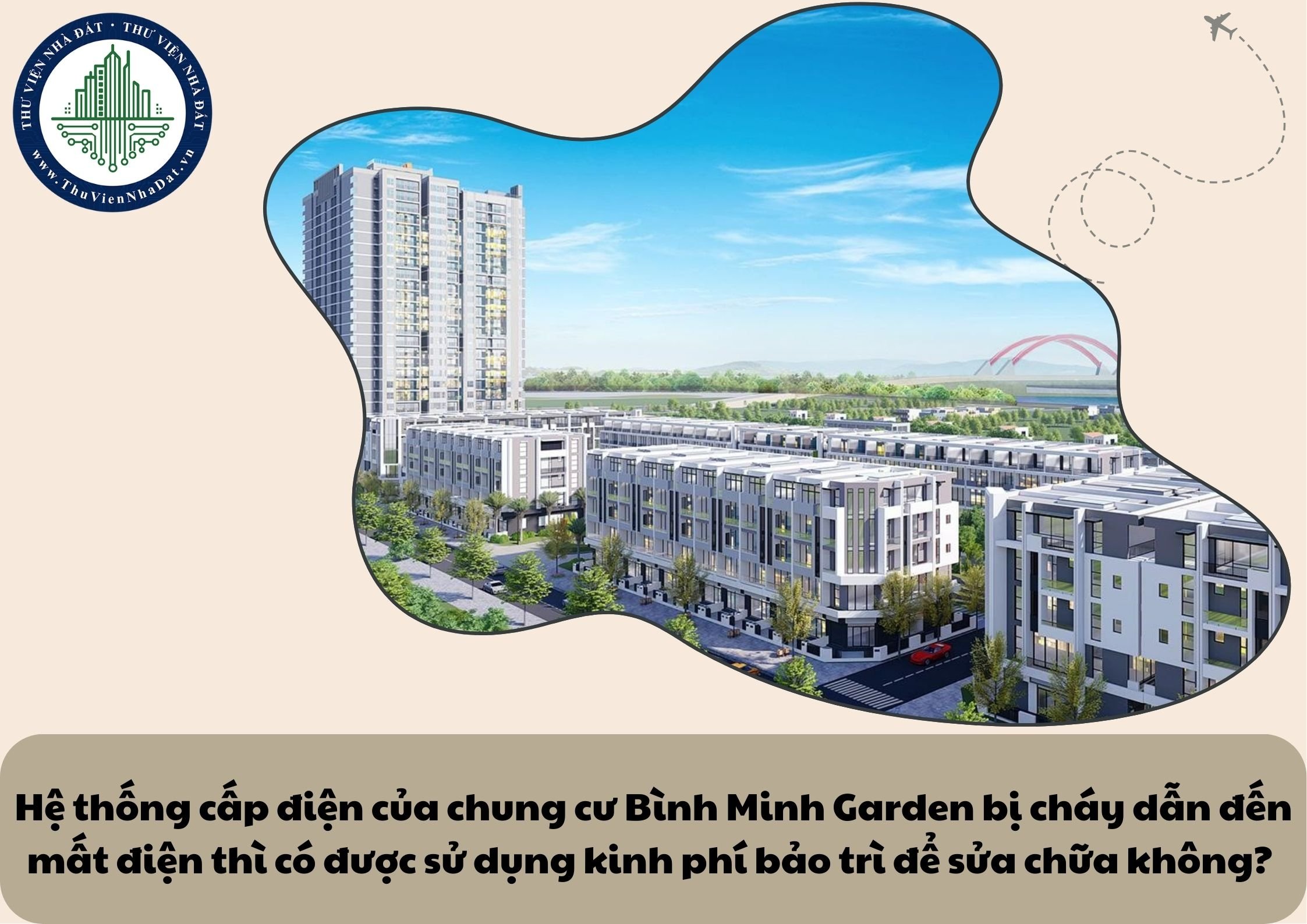 Hệ thống cấp điện của chung cư Bình Minh Garden bị cháy dẫn đến mất điện thì có được sử dụng kinh phí bảo trì để sửa chữa không? 